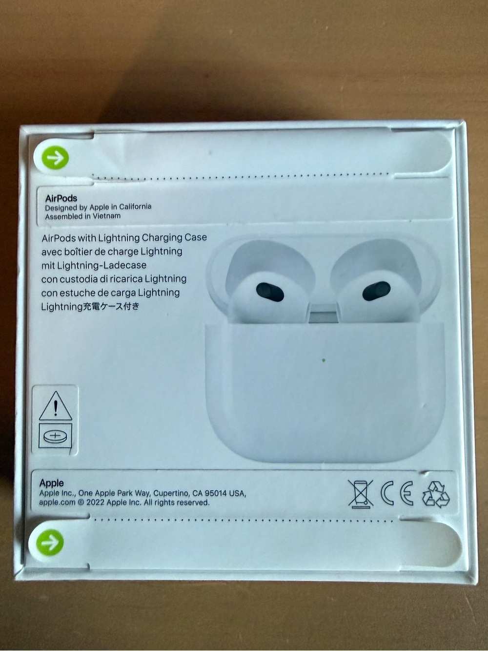 Brand new, never opened! Apple AirPods with Lightning Charging Case - White